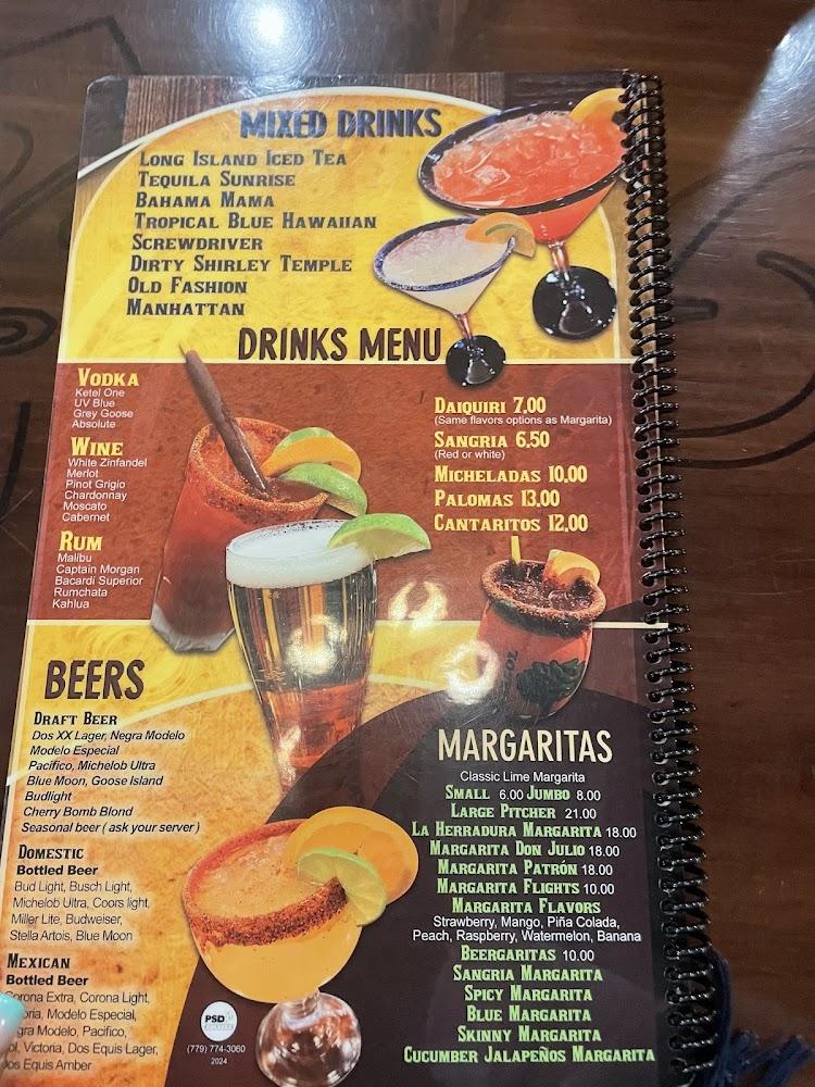 La Herradura - Menu Scan 1