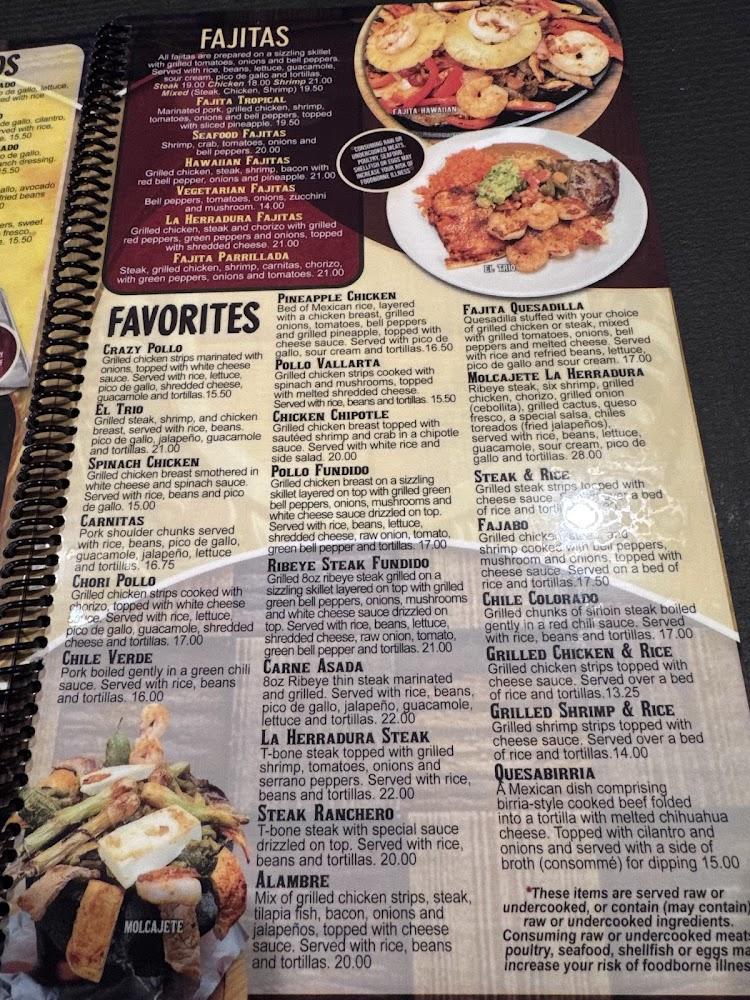 La Herradura - Menu Scan 2