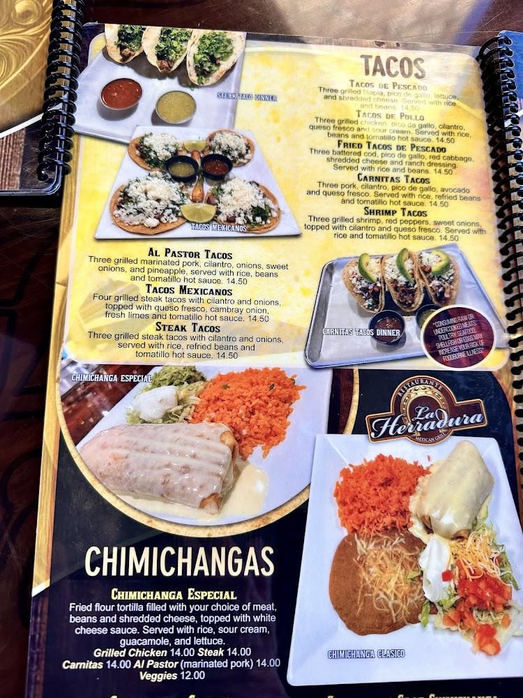 La Herradura - Menu Scan 3